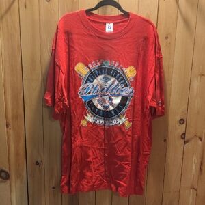 Logo 7 Vibrant Red Tee